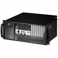 TECHLY Industrijsko kućište za mrežni ormar I-CASE MP-P4HX-BLK6, 19", 4U Ultra Compact, crno